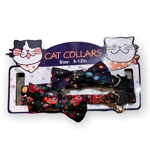 NWT Floral Cat Collars